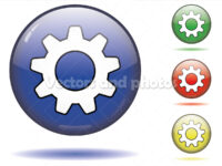 Cogwheel button symbol