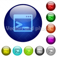 Color command prompt glass buttons Color command prompt glass buttons