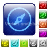 Color compass square buttons