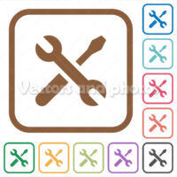 Maintenance simple icons