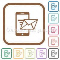 Sending email simple icons